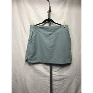 32 Degrees Cool Womens Skort Light Blue Athletic Performance Pleated Mini